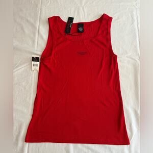 NWT VTG 90s Tommy Hilfiger Tommy Jeans Tank Red Mens Sz XL